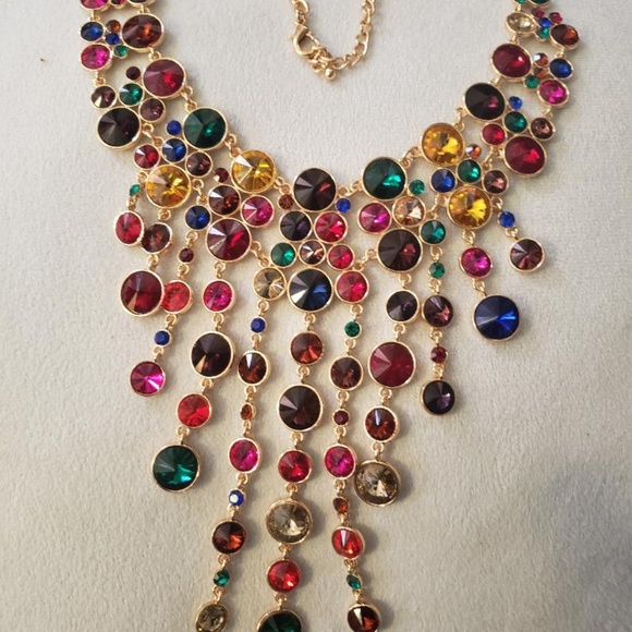 Accessories - Colorful Gemstones' Necklace